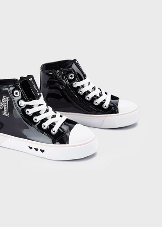 Mayoral Mini 44400-054 Buty sportowe na platformie dla dziewczynki Negro