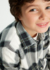 Mayoral Junior 7111-061 Koszula flanelowa w kratę z długim rękawem Tormenta
