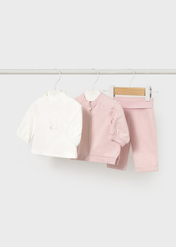 Mayoral Newborn 2607-940 Komplet 3-częściowy Rosa baby