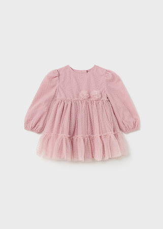 Mayoral Baby 2971-029 Sukienka z tiulem Rosado