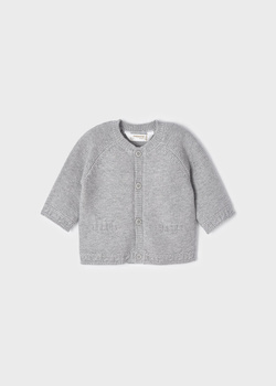 Mayoral Newborn 2391-045 Sweter trykotowy dla noworodka  szary