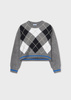 Mayoral Junior 7309-036 Sweter w romby Acero vig