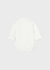 Mayoral Newborn 2759-072 Body koszulowe z długim rękawem ECOFRIENDS Crudo