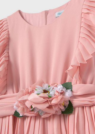 Abel&Lula 5259-050 Kombinezon plisowany dla dziewczynki Rosa