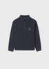 Mayoral Junior 7183-012 Koszulka polo z długim rękawem ECOFRIENDS dla chłopca  Marino