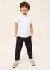 Mayoral Mini 3512-067 Spodnie chino regular z lnu dla chłopca Lapiz