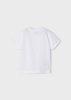 Mayoral Mini 3023-016 Koszulka z krótkim rękawem dla chłopca ECOFRIENDS Biała