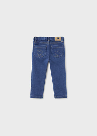 Mayoral Baby 2525-065 Spodnie jeans skinny fit dla dziewczynki Medio