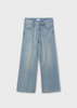 Mayoral Junior 6538-093 Spodnie szerokie jeans Claro