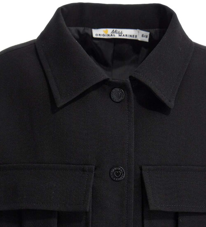 Original Marines DEA3584F Marynarka krótka dla dziewczynki Czarna