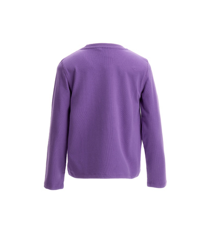 ORIGINAL MARINES DDAV3566F Koszulka z długim rękawem z cekinową aplikacją Snoopy dla dziewczynki Fiolet