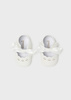 Mayoral Newborn 9631-051 Buty balerinki z kokardką dla noworodka  Blanco