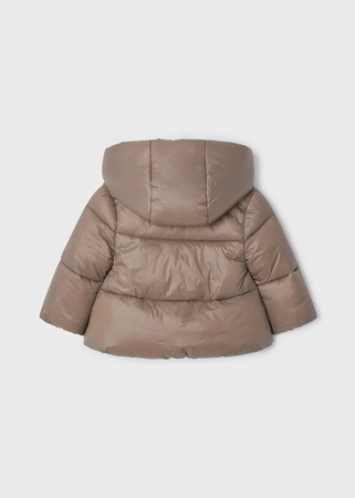 Mayoral Baby 2439-058 Zimowa kurtka pikowana dla dziewczynki Kolor beżowo-brązowy
