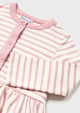 Mayoral Baby 1778-030 Komplet 3-częściowy z marynarką w paski dla dziewczynki Różowy