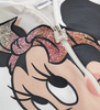 Original Marines DEAV3553F Bluza MINNIE zapinana na suwak dla dziewczynki Ecru