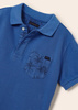 Mayoral Mini 3149-011 Koszulka polo z krótkim rękawem dla chłopca  Niebieska