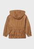 Mayoral Junior 6438-075 Kurtka przeciwwiatrowa dla dziewczynki Kolor karmel