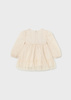 Mayoral Baby 2971-030 Sukienka z tiulem Garbanzo