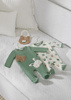 Mayoral Newborn 2628-092 Zestaw 2 pajacyków ze śliniaczkiem dla chłopca