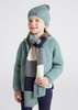 Mayoral 10343-094 Komplet czapka i szalik dla dziewczynki Zielony