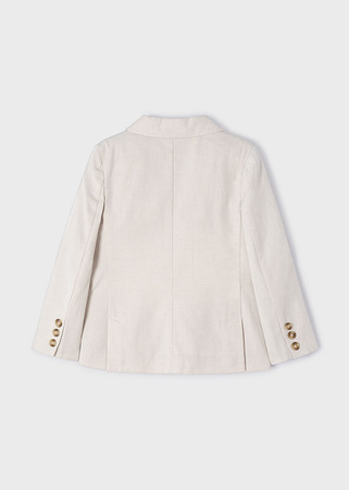 Mayoral Mini 3486-076 Marynarka z lnem dla chłopca Rafia