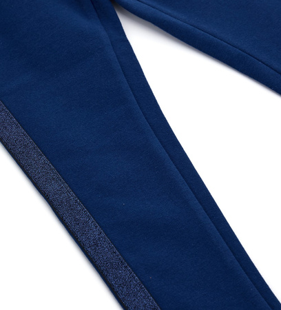 Original Marines DDA3696F Leginsy z lampasami dla dziewczynki Granat