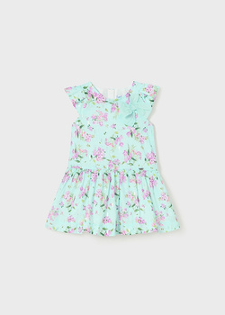 Mayoral Baby 1958-039 Sukienka z kokardką dla dziewczynki  Mięta