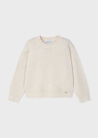 Mayoral Mini 4355-089 Sweter dla dziewczynki Jengibre