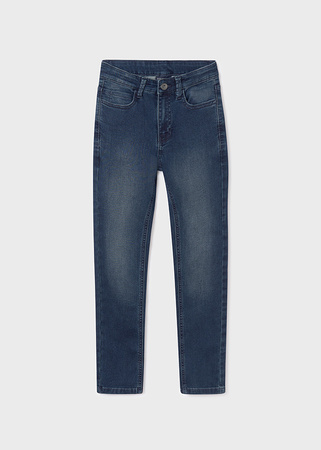 Mayoral Junior 6516-010 Spodnie jeansowe slim fit dla chłopca Kolor grey blue