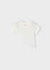 Mayoral Baby 1006-074 Koszulka z krótkim rękawem ECOFRIENDS dla chłopca Samochody Ecru