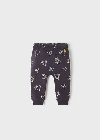 Mayoral Baby 1509-091 Spodnie dresowe z nadrukiem dla chłopca Szare