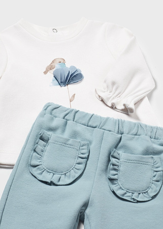 Mayoral Newborn 2610-034 Dres 3-częściowy dla dziewczynki Polar
