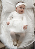 Mayoral Newborn 2806-080 Sukienka wizytowa łączona Crudo
