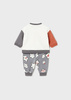 Mayoral Newborn 2690-063 Komplet 4-częściowy dla chłopca Ladrillo