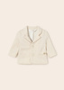 Mayoral Newborn 1402-088 Marynarka z bawełny dla chłopca Crudo