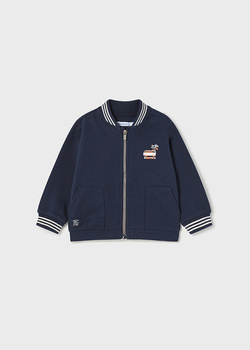 Mayoral Baby 1424-029 Bluza zapinana na suwak dla chłopca Granatowa