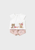 Mayoral Newborn 1671-053 Komplet 4-częściowy casual Rosa baby