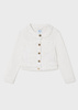 Mayoral Junior 6433-055 Kurtka/katana dla dziewczynki Biała