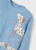 Mayoral Mini 4356-011 Sweter z pieskami dla dziewczynki Celeste