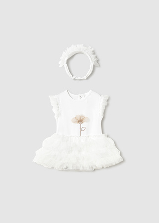 Mayoral Newborn 1756-071 Komplet 2-częściowy Blanco