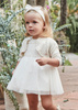 Mayoral Baby 1902-019 Sukienka tiulowa z opaską Crudo