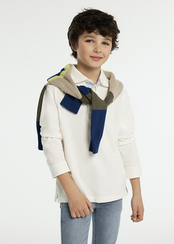 Mayoral Junior 7104-039 Koszulka polo z długim rękawem dla chłopca  Nata