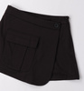 Ido 4B719/00 Krótkie spodenki/spódnico-spodenki z kieszenią Negro
