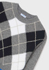 Mayoral Junior 7309-036 Sweter w romby Acero vig