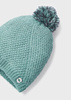 Mayoral 10343-094 Komplet czapka i szalik dla dziewczynki Zielony