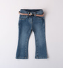 Ido 4A567/K1 Spodnie jeansy z paskiem dla dziewczynki 