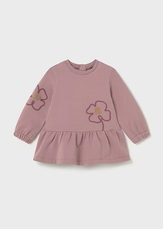 Mayoral Baby 2917-049 Sukienka Flowers Cuarzo