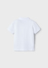 Mayoral Mini 150-016 Koszulka polo z krótkim rękawem Blanco
