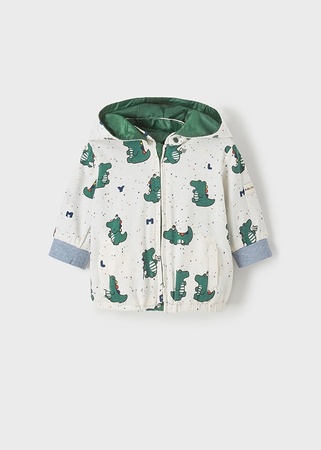 Mayoral Newborn 1489-072 Kurtka dwustronna ECOFRIENDS dla chłopca Zielona