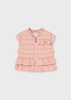 Mayoral Baby 1367-026 Kamizelka pikowana dla dziewczynki Różowa